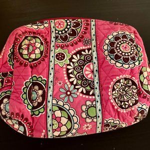 Large Vera Bradley Cosmetic Bag Cupcakes Pink